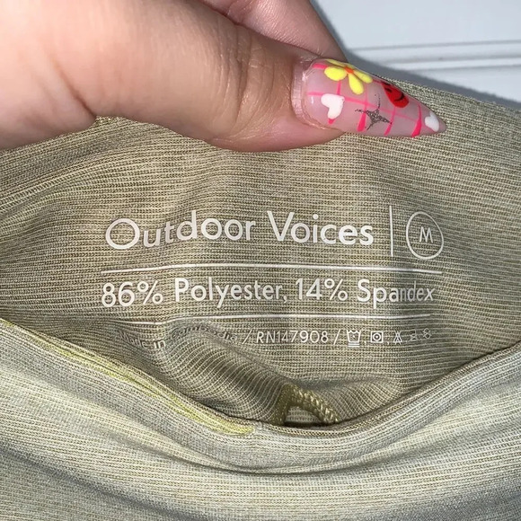 Outdoor Voices 7/8 Tri-Tone Leggings - Picture 5 of 6